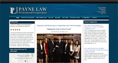 Desktop Screenshot of paynelaw.ca